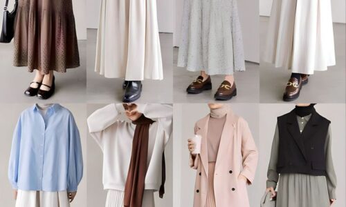 Mix & match busana muslim dengan hijab